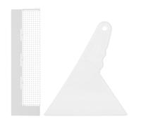 sourcing map Diamond Paint Ruler Kit, Stainless Steel Drawing Ruler with 360 Blank Grids Diamond Mesh Round Dot Drill Alignment Tools for DIY Art Paints Crafts (5.71 x 1.5inch, #141)