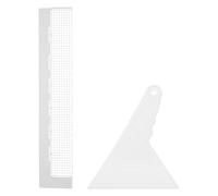 sourcing map Diamond Paint Ruler Kit, Stainless Steel Drawing Ruler with 520 Blank Grids Diamond Mesh Round Dot Drill Alignment Tools for DIY Art Paints Crafts (7.87 x 1.5inch, #141)