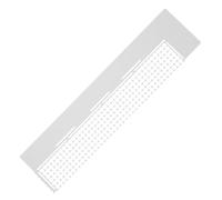 sourcing map Diamond Paint Ruler, Stainless Steel Drawing Ruler with 240 Blank Grids Diamond Mesh Round Dot Drill Alignment Tools for DIY Art Paints Craft (5.12 x 1.26inch, #141)