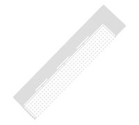 sourcing map Diamond Paint Ruler, Stainless Steel Drawing Ruler with 240 Blank Grids Diamond Mesh Round Dot Drill Alignment Tools for DIY Art Paints Craft (5.12 x 1.26inch, #140)