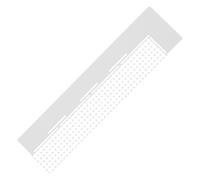 sourcing map Diamond Paint Ruler, Stainless Steel Drawing Ruler with 240 Blank Grids Diamond Mesh Round Dot Drill Alignment Tools for DIY Art Paints Crafts (5.12 x 1.26inch, #140)