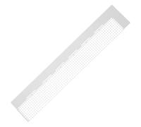 sourcing map Diamond Paint Ruler, Stainless Steel Drawing Ruler with 520 Blank Grids Diamond Mesh Round Dot Drill Alignment Tools for DIY Art Paints Crafts (7.87 x 1.5inch, #141)
