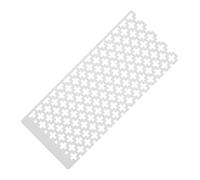 sourcing map Diamond Paint Ruler, Stainless Steel Drawing Ruler with 599 Blank Grids Diamond Mesh Square Dot Drill Alignment Tools for DIY Art Paints Crafts (6.3 x 2.76inch)