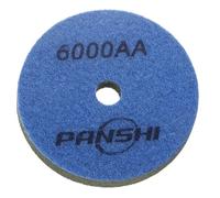 sourcing map Diamond Sponge Polishing Pads 4" Dia 6000 Grit Emery Sand Fiber Polishing Pad Wet Use Buffing Pad for Stone Concrete Marble Grinder Polisher Buffing Wheel, Blue Dark Green