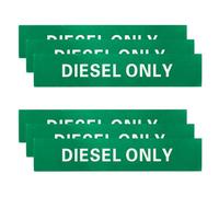 sourcing map Diesel Only Sticker Self-Stick DIESEL ONLY Marker Warning Label Signage 1-3/5 x 8 Inch for Pump Jugs Containers White on Green, Pack of 30