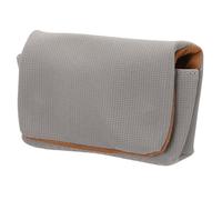 sourcing map Digital Camera Case Travel Pouch Sleeve, 15.5 x 10 x 3.5cm Fiber Multi-Purpose Small Portable Compact Storage Bag for Nikon W300S Fuji X-70 / XF10, Gray