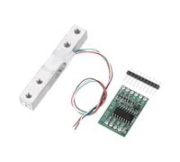 sourcing map Digital Load Cell Weight Sensor 20KG + HX711 Module Weighing Sensor 24 Bit Precision A/D Dual-Channel for DIY Portable Electronic Kitchen Scale Kit