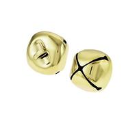 sourcing map DIY Small Bells, 20mm/0.79-Inch 100pcs, Craft Bells Bulk DIY Bells for Christmas Festival Decoration Party Home, Golden