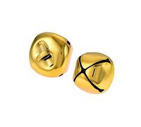 sourcing map DIY Small Bells, 20mm/0.79-Inch 40pcs, Craft Bells Bulk DIY Bells for Christmas Festival Decoration Party Home, Bright Gold