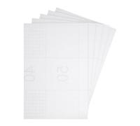 sourcing map Dollhouse Floorboards 12 Inch x 8 Inch Dollhouse Wallpaper and Flooring Pure Color Matte White for Dollhouse Sand Table Model Accessories 5 Pcs