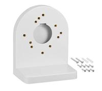 sourcing map Dome Camera Mounting Bracket Indoor Outdoor ABS Wall Mount Camera Bracket with Screws 65mm Height for Home Surveillance System