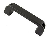sourcing map Door Cabinet Black Plastic Rectangular Pull Handle 5.2"