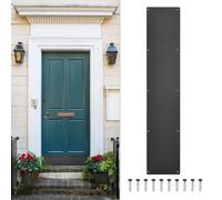 sourcing map Door Kick Plate,6x30 Inch Kick Plate Door Plate,Black-1 Pack