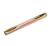 sourcing map Door Knob Spindle, 100mm Long Spare Door Handle Spindle Bar for Vintage Door Straight Spindle Replacement Square Spindle Iron Door Handle Spindle Bar, Golden