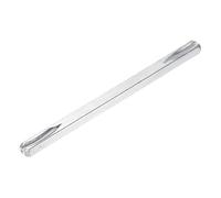 sourcing map Door Knob Spindle, 140mm Long Spare Door Handle Spindle Bar, Square Doors Handle Parts Lock Replacement Part for Furniture Assembly, DIY Projects, Silver Tone