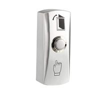 sourcing map Door Release Button Push to Exit Resettable NO/COM Switch for Access Control 82mmx32mm Panel Zinc Alloy 12V 3A