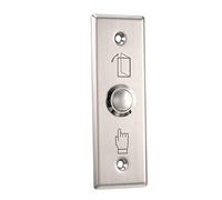 sourcing map Door Release Button Push to Exit Resettable NO/COM Switch for Access Control Panel 115mmx40mm 36V 3A Stainless Steel