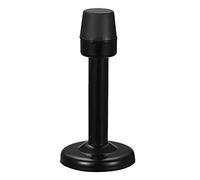sourcing map Door Stopper Stop Bumper Wall Protector Sound Dampening Wall Mount W Rubber Tip Black