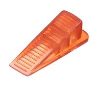 sourcing map Door Stoppers for Bottom, Silicone Anti-Slip Door Stopper Wedge, 1.1 Inch Height, Red