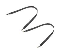 sourcing map Door/Window Pass Through Flat Coaxial Cable with RP-SMA Male to Female 1.64ft/50cm Cord Flat Coax Cable Pigtail Extension for Antenna Router Pack of 2