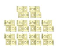 sourcing map Double Acting Hinges Folding Screen, 10Pcs 1.85" Double Swing Hinges Retro Style 270 Degree Rotation Screen Door Hinges, Gold