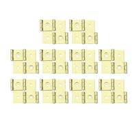 sourcing map Double Acting Hinges Folding Screen, 10Pcs 2.13" Double Swing Hinges Retro Style 270 Degree Rotation Screen Door Hinges, Gold