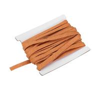 sourcing map Double Fold Bias Binding Tape, 1/4 Inch x 6 Yards Cotton Twill Tape Trim Ribbon for Sewing Wrapping Craft DIY, Orange