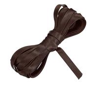 sourcing map Double Fold Bias Tape for Sewing 1/2 Inch x 5.5 Yards Satin Pre-fold Continuous Binding Tape for Seaming Quilting Hemming Binding DIY Crafts, Dark Brown