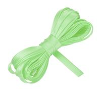 sourcing map Double Fold Bias Tape for Sewing 1/2 Inch x 5.5 Yards Satin Pre-fold Continuous Binding Tape for Seaming Quilting Hemming Binding DIY Crafts, Light Green