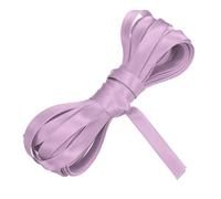 sourcing map Double Fold Bias Tape for Sewing 1/2 Inch x 5.5 Yards Satin Pre-fold Continuous Binding Tape for Seaming Quilting Hemming Binding DIY Crafts, Light Purple