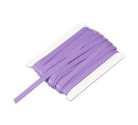 sourcing map Double Fold Bias Tape for Sewing 1/3 Inch x 12 Yards Satin Pre-fold Continuous Binding Tape for Seaming Quilting Hemming Binding DIY Crafts, Light Purple