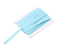 sourcing map Double Fold Bias Tape for Sewing 1/3 Inch x 12 Yards Satin Pre-fold Continuous Binding Tape for Seaming Quilting Hemming Binding DIY Crafts, Sky Blue