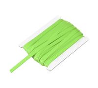sourcing map Double Fold Bias Tape for Sewing 1/3 Inch x 12 Yards Satin Pre-fold Continuous Binding Tape for Seaming Quilting Hemming Binding DIY Crafts, Green