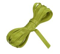 sourcing map Double Fold Bias Tape for Sewing 1/3 Inch x 5.5 Yards Satin Pre-fold Continuous Binding Tape for Seaming Quilting Hemming Binding DIY Crafts, Olive Green