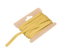 sourcing map Double Fold Bias Tape for Sewing 1/3 Inch x 6 Yards Satin Pre-fold Continuous Binding Tape for Seaming Quilting Hemming Binding DIY Crafts, Gold Tone