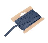 sourcing map Double Fold Bias Tape for Sewing 1/3 Inch x 6 Yards Satin Pre-fold Continuous Binding Tape for Seaming Quilting Hemming Binding DIY Crafts, Navy Blue