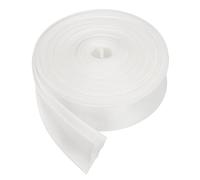 sourcing map Double Fold Bias Tape for Sewing, 1 Inch x 5.5 Yards Satin Bias Binding Tape Continuous Bulk for Quilting Blanket Binding Seaming Hemming Fabric Piping DIY Craft, White