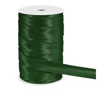 sourcing map Double Fold Bias Tape for Sewing 1 Inch x 55 Yards Satin Pre-fold Continuous Binding Tape for Seaming Quilting Hemming Binding DIY Crafts, Army Green