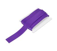 sourcing map Double Fold Bias Tape for Sewing 1 Inch x 6 Yards Satin Pre-fold Continuous Binding Tape for Seaming Quilting Hemming Binding DIY Crafts, Purple