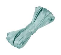 sourcing map Double Fold Bias Tape for Sewing 2/5 Inch x 5.5 Yards Satin Pre-fold Continuous Binding Tape for Seaming Quilting Hemming Binding DIY Crafts, Gray Green