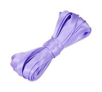 sourcing map Double Fold Bias Tape for Sewing 2/5 Inch x 5.5 Yards Satin Pre-fold Continuous Binding Tape for Seaming Quilting Hemming Binding DIY Crafts, Light Purple