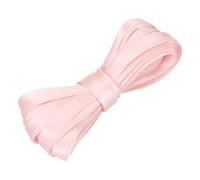 sourcing map Double Fold Bias Tape for Sewing 2/5 Inch x 5.5 Yards Satin Pre-fold Continuous Binding Tape for Seaming Quilting Hemming Binding DIY Crafts, Light Pink