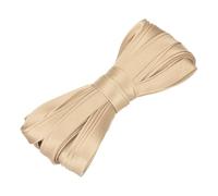 sourcing map Double Fold Bias Tape for Sewing 2/5 Inch x 5.5 Yards Satin Pre-fold Continuous Binding Tape for Seaming Quilting Hemming Binding DIY Crafts, Beige