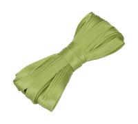 sourcing map Double Fold Bias Tape for Sewing 2/5 Inch x 5.5 Yards Satin Pre-fold Continuous Binding Tape for Seaming Quilting Hemming Binding DIY Crafts, Grass Green