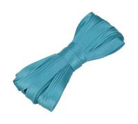 sourcing map Double Fold Bias Tape for Sewing 2/5 Inch x 5.5 Yards Satin Pre-fold Continuous Binding Tape for Seaming Quilting Hemming Binding DIY Crafts, Cyan