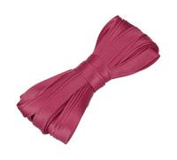 sourcing map Double Fold Bias Tape for Sewing 2/5 Inch x 5.5 Yards Satin Pre-fold Continuous Binding Tape for Seaming Quilting Hemming Binding DIY Crafts, Deep Red