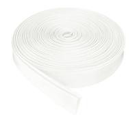 sourcing map Double Fold Bias Tape for Sewing, 3/4 Inch x 10 Yards Satin Bias Binding Tape Continuous Bulk for Quilting Blanket Binding Seaming Hemming Fabric Piping DIY Craft, White