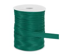 sourcing map Double Fold Bias Tape for Sewing 3/5 Inch x 55 Yards Satin Pre-fold Continuous Binding Tape for Seaming Quilting Hemming Binding DIY Crafts, Grass Green