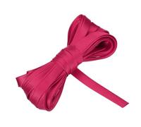 sourcing map Double Fold Bias Tape for Sewing 3/8 Inch x 5.5 Yards Satin Pre-fold Continuous Binding Tape for Seaming Quilting Hemming Binding DIY Crafts, Deep Rose Red