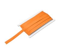 sourcing map Double Fold Bias Tape for Sewing 5/8 Inch x 12 Yards Satin Pre-fold Continuous Binding Tape for Seaming Quilting Hemming Binding DIY Crafts, Orange